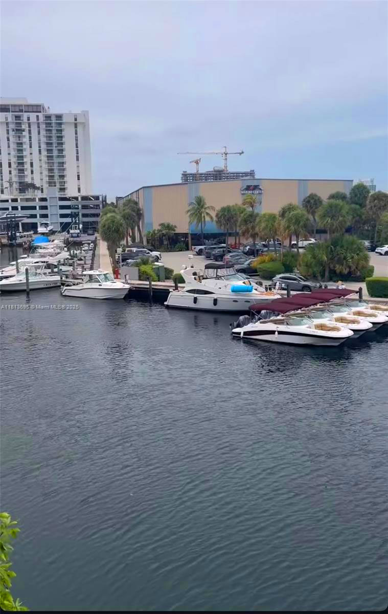Waterfront and marina view near Keystone Point